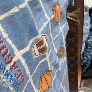 A Louis Vuitton belt worn twice